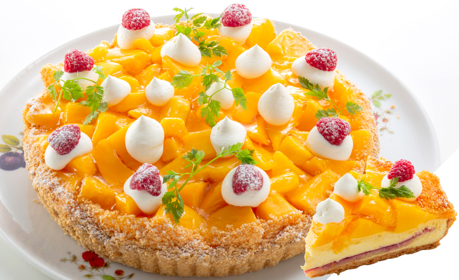 マンゴーのタルト