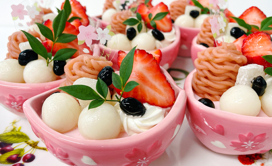 桜のブランマンジェ